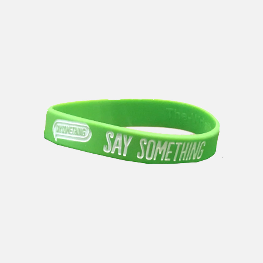 Individual Say Something Wristband