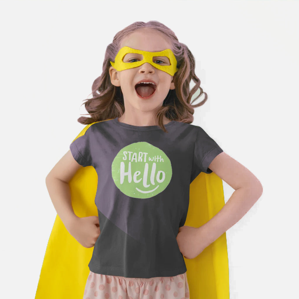 Hello Promise Kids' Start With Hello T-shirt - Sandy Hook Promise
