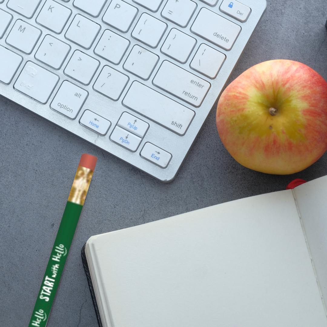 Start With Hello Pencils (Pack of 12)