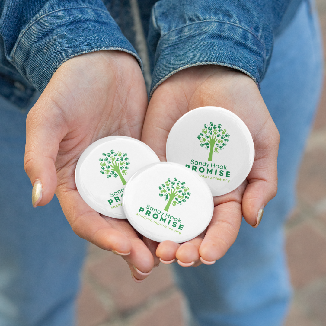 Sandy Hook Promise Pin Buttons