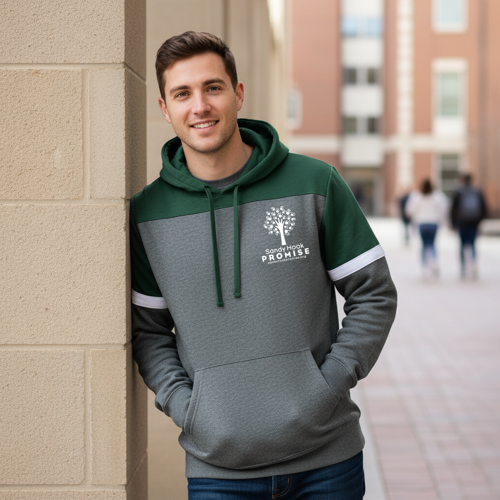 Sandy Hook Promise Colorblock Fleece Hoodie