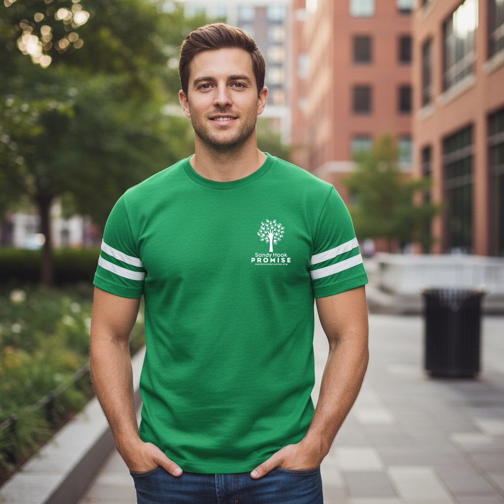 Sandy Hook Promise Football Jersey Tee