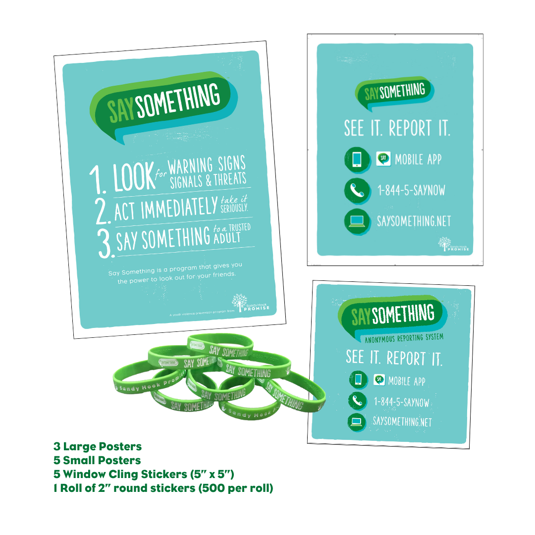 Say Something School Kit