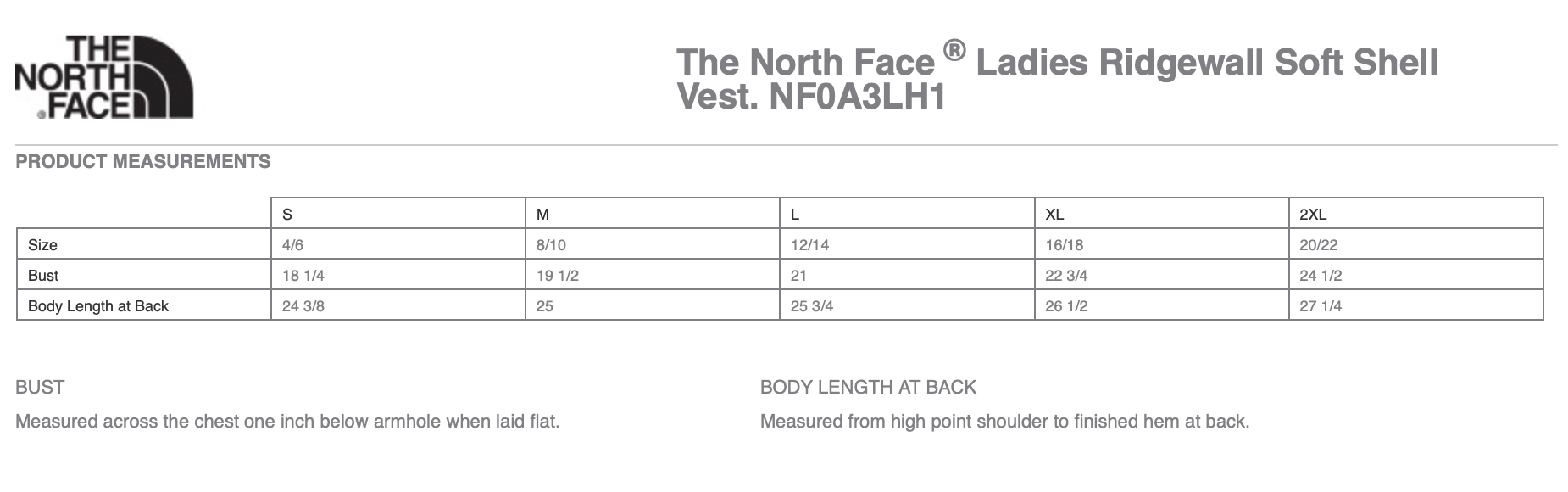 The North Face® Ladies Ridgewall Soft Shell Vest